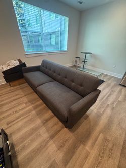 Couch /Sofa in Charcoal Grey