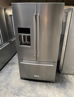 KitchenAid 36" French Door Refrigerator w/ Dispenser, LED