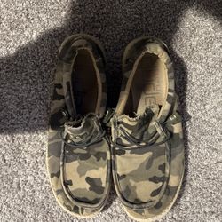 Heydudes, Slides, Camo, Size 10