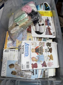 Sewing Pattern & Fabric     Free!!