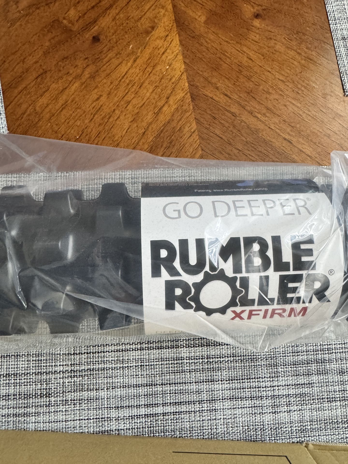 💪 RumbleRoller XFirm Foam Roller - Deep Tissue Massage Tool (Brand New) 🖤