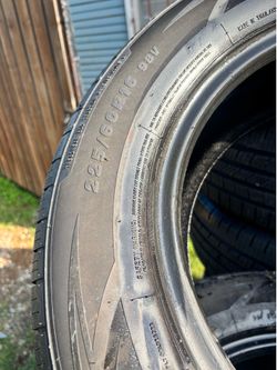 Crosswind tires p225/60/16