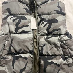 Camo Puffer Vest