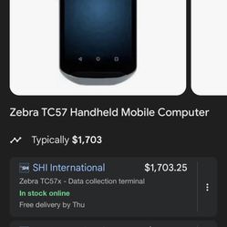zebra tech handheld ultra pc
