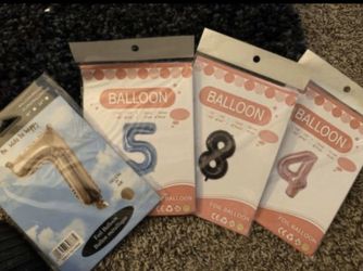 Number balloons 🎈 40”