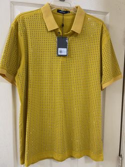 BARABAS Urban Fashion Polos with Bling Stones Top Notch Quality&Design Men’s XL 