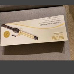 Hot Tools Pro Artist 24K Gold Curling Iron 1" Digital Curling Iron