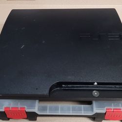 PlayStation 3 Slim Empty Shell And Hyper Tough Case With Spare Parts.