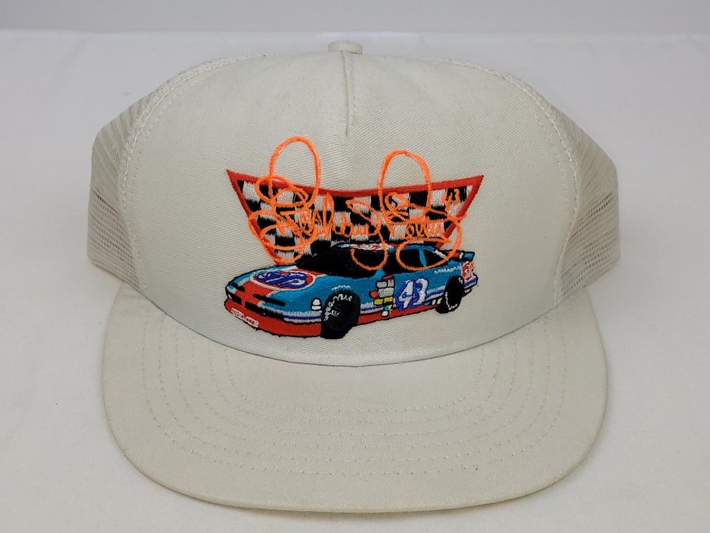 Vintage 80’s Richard Petty #43 STP Racing Team NASCAR Snapback Trucker Hat Cap