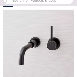Signature Hardware Lexia wall mount faucet