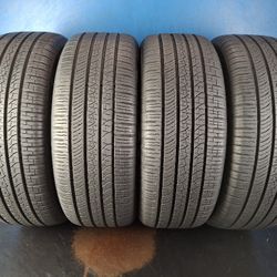 245 50 20 SET(4) (S27) PIRELLI P ZERO ALL SEASON   95% TREAD 