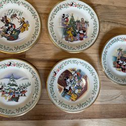 Disney Lenox Plate Set