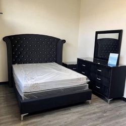 Queen Bedroom Set-TAKE HOME WITH $25