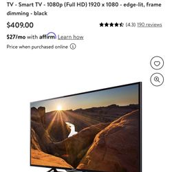 Sony Bravia 40” TV (2017)