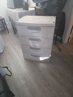 2 plastic cabinets for free pickup only