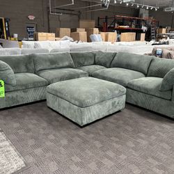 Green Cloud Modular Couch 