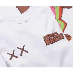 New Kaws x General Mills Monsters White 2XL Frute Brute Cereal Tee - in sealed bag 