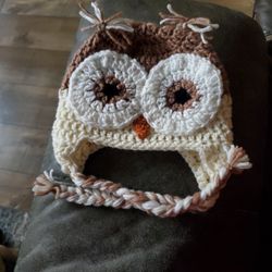 Unisex Owl Beanie