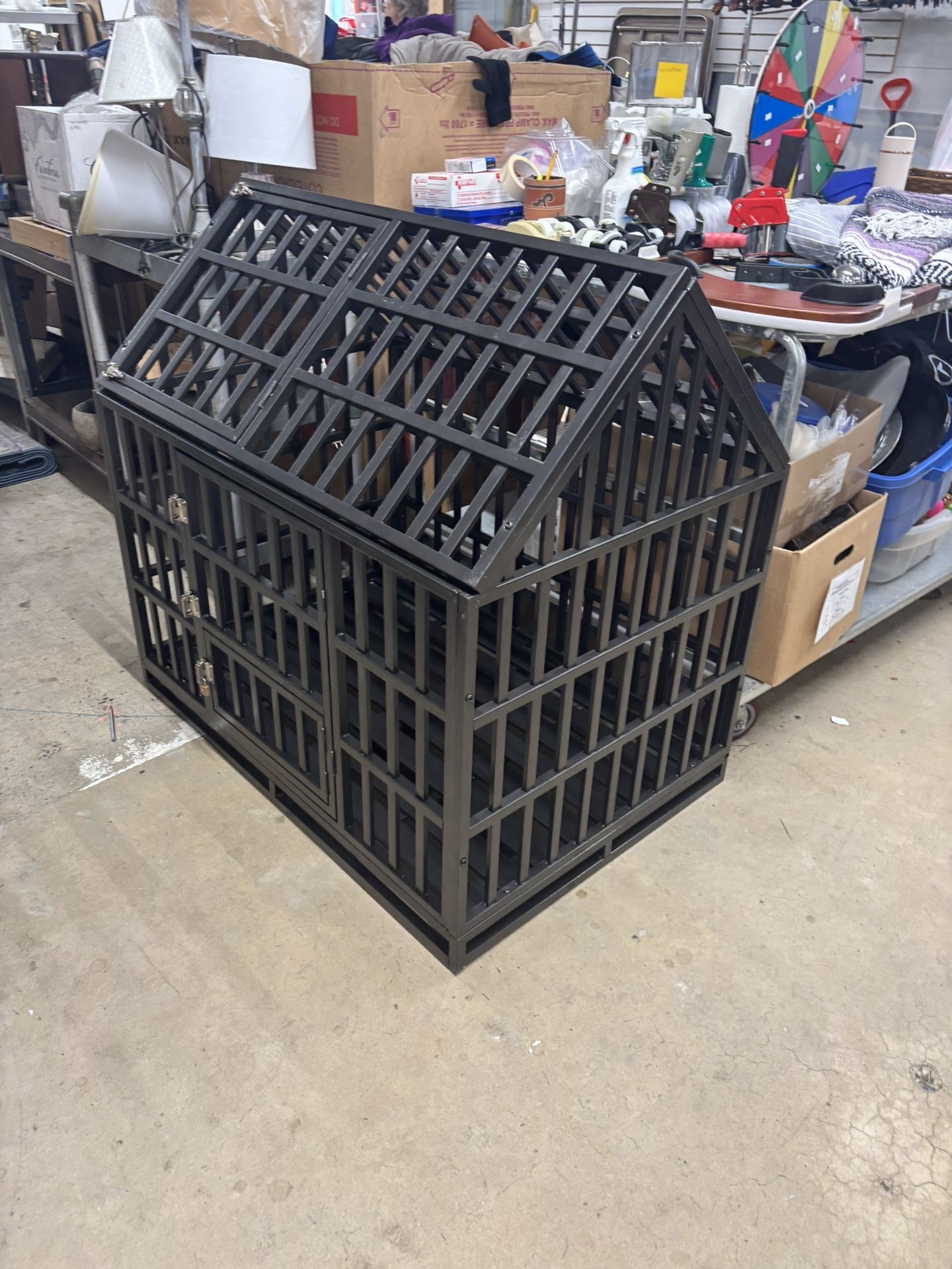 Huge Metal Dog Animal Crate
