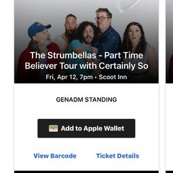 The Strumbellas at Scoot Inn Tickets