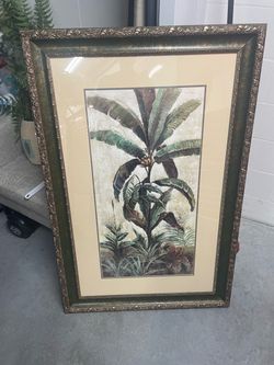 Tropical Botanical Framed Wall Art Print