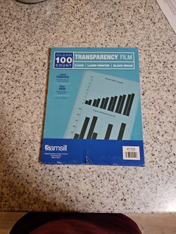 Laser Tansparency Film 100 Count