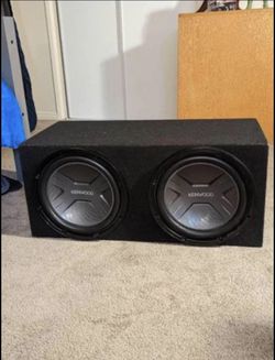 Kenwood 12 inch subwoofers 1200 watts speaker