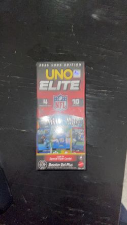 UNO 2025 UNO Elite NFL Booster Set Pack