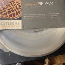 Pie Pan Covered