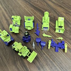 Vintage Original 1984 Takara Hasbro G1 Transformers Devastator Action Figures