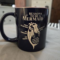 New. NextMug. Reasons To Be A Mermaid Coffee Or Tea Mug.