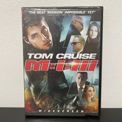 Mission Impossible III 3 DVD Tom Cruise Phillip Seymour Hoffman Blockbuster 2006
