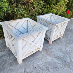 Garden Plant Pot Stands (Two)