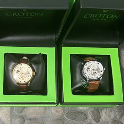 Croton Automatic Skeleton Watches *New Unused* $120 Each