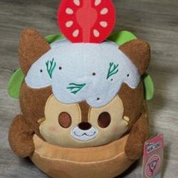 Disney Munchlings - Chip and Dale Falafel Pita Pocket 15.75" Plush (Chip) NWT