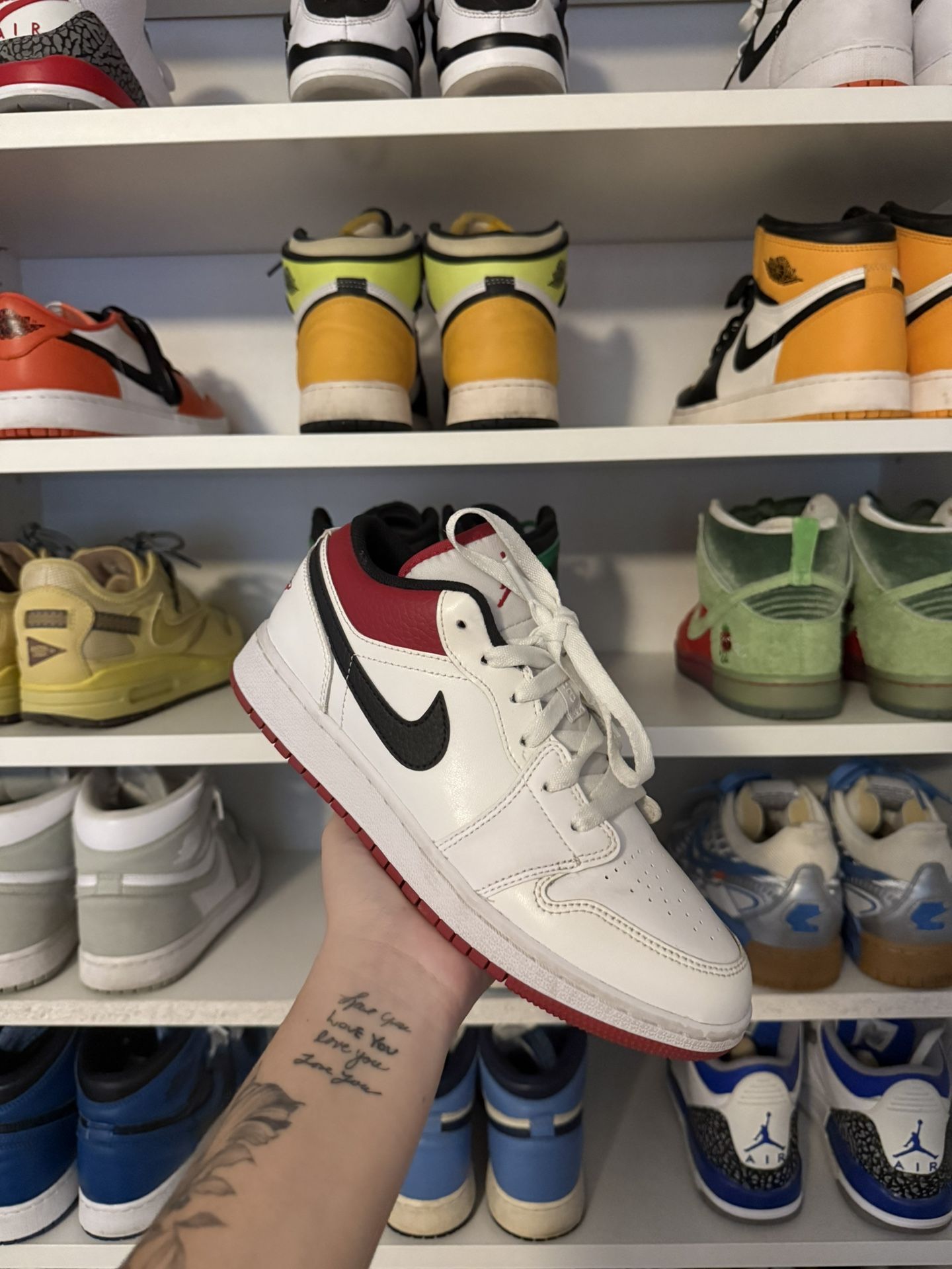 Jordan 1 Low ‘White Gym Red’