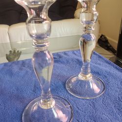 Glass Candle Holders