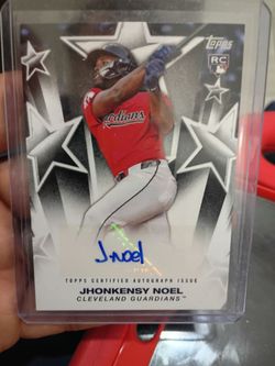 2025 Topps Baseball Stars Jhonkensy Noel Autograph (#BSA-JN).