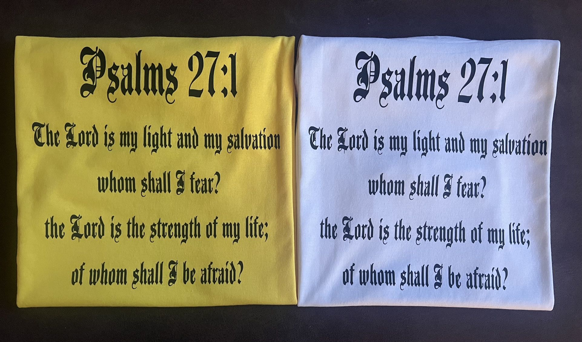 Custom Psalms Shirts