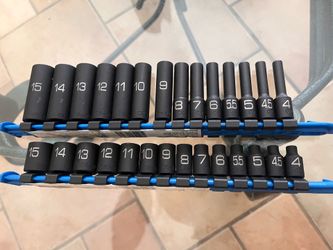 1/4” Drive Metric Socket Sets - Shallow + Deep