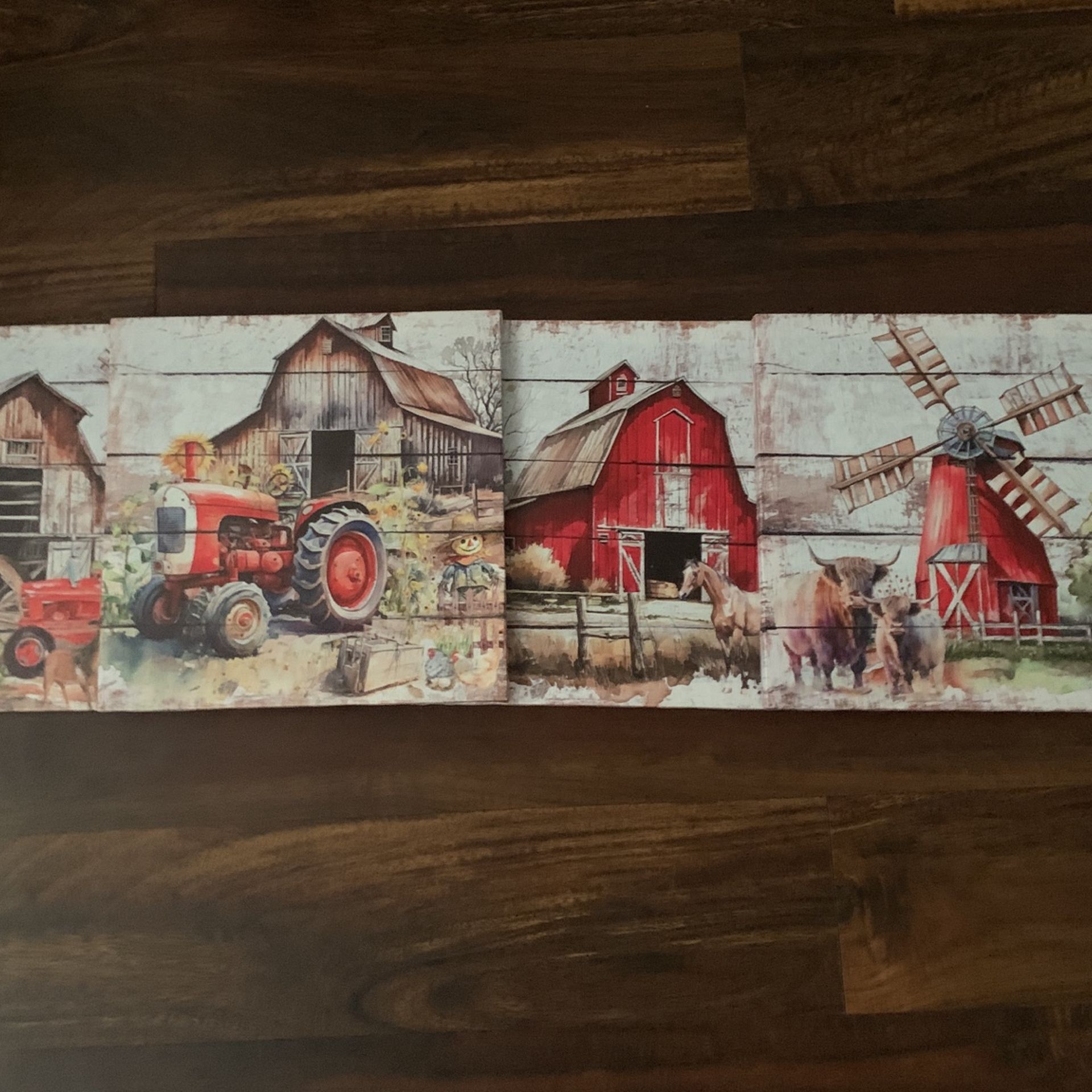 Set of 4 Decorative Pictures
