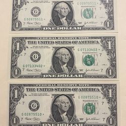 20 collectible star notes in perfect condition, all from the year 2003. I’m asking for $75 for all, firm price 🌟🌟