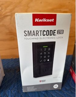 Kwikset
SmartCode 270 Contemporary Matte Black