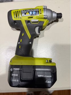 Ryobi P234G 18-Volt Lithium-Ion Cordless Impact Driver (With Battery)