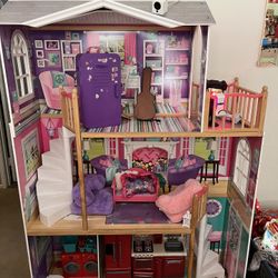 American Girl Kolcraft Doll House And Accessories 