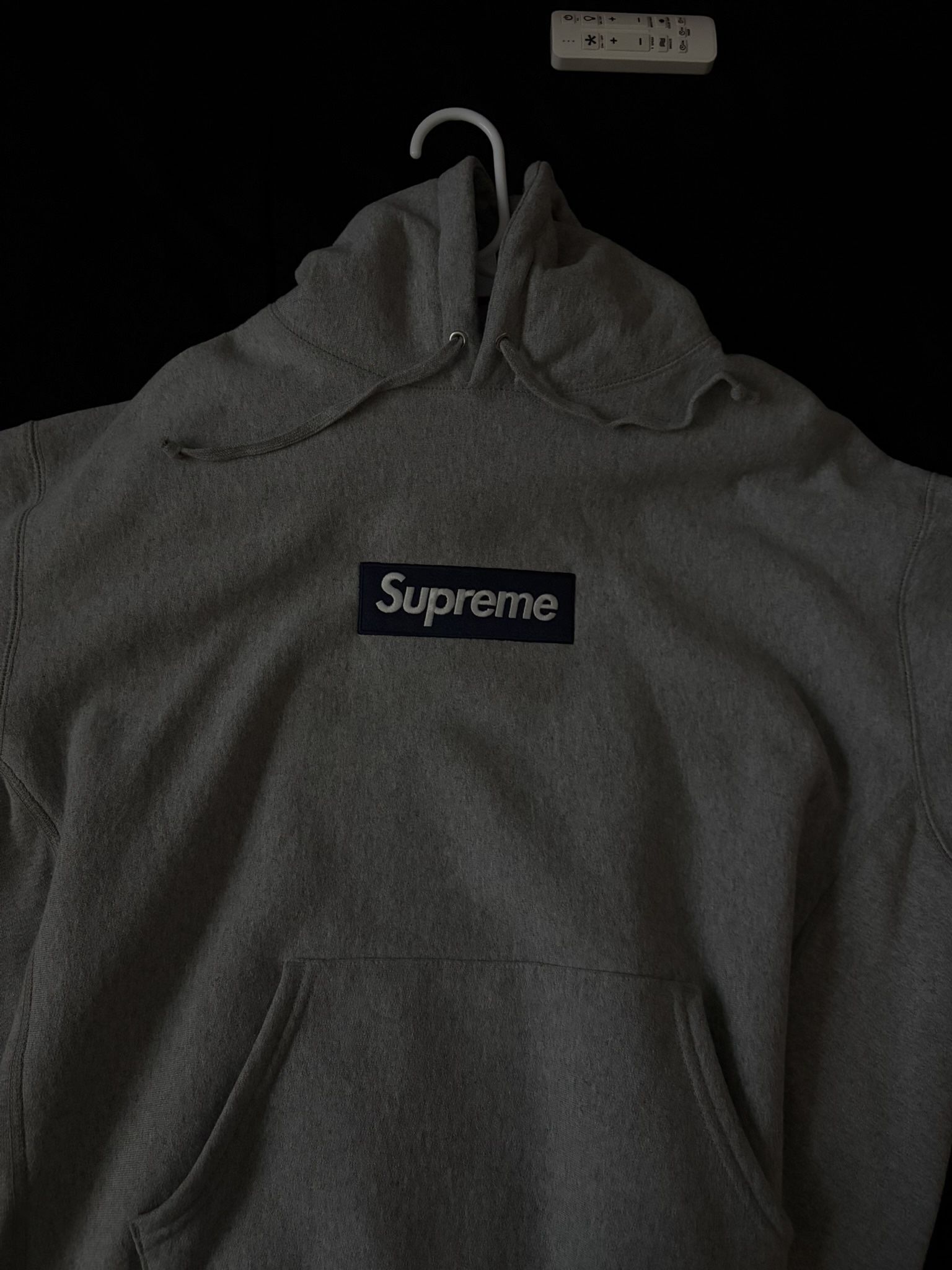 Supreme Box logo heather grey size L