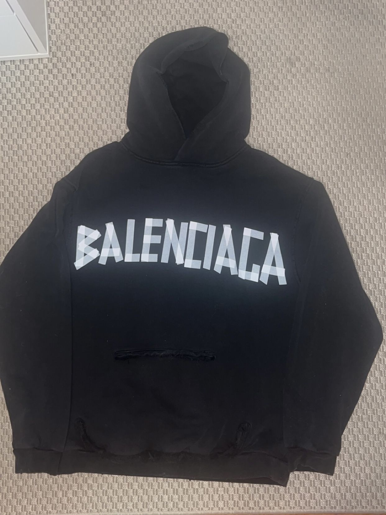 Balenciaga Tape Hoodie Size -Small ‼️