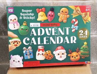 Crazy Fun Mini Squeeze Advent Calendar 24 Days Squishy Toy Christmas Set Viral