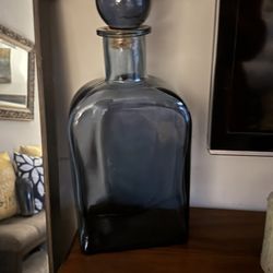 Vidrios San Miguel Large Blue Bottle