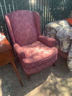 Pink vintage chair
